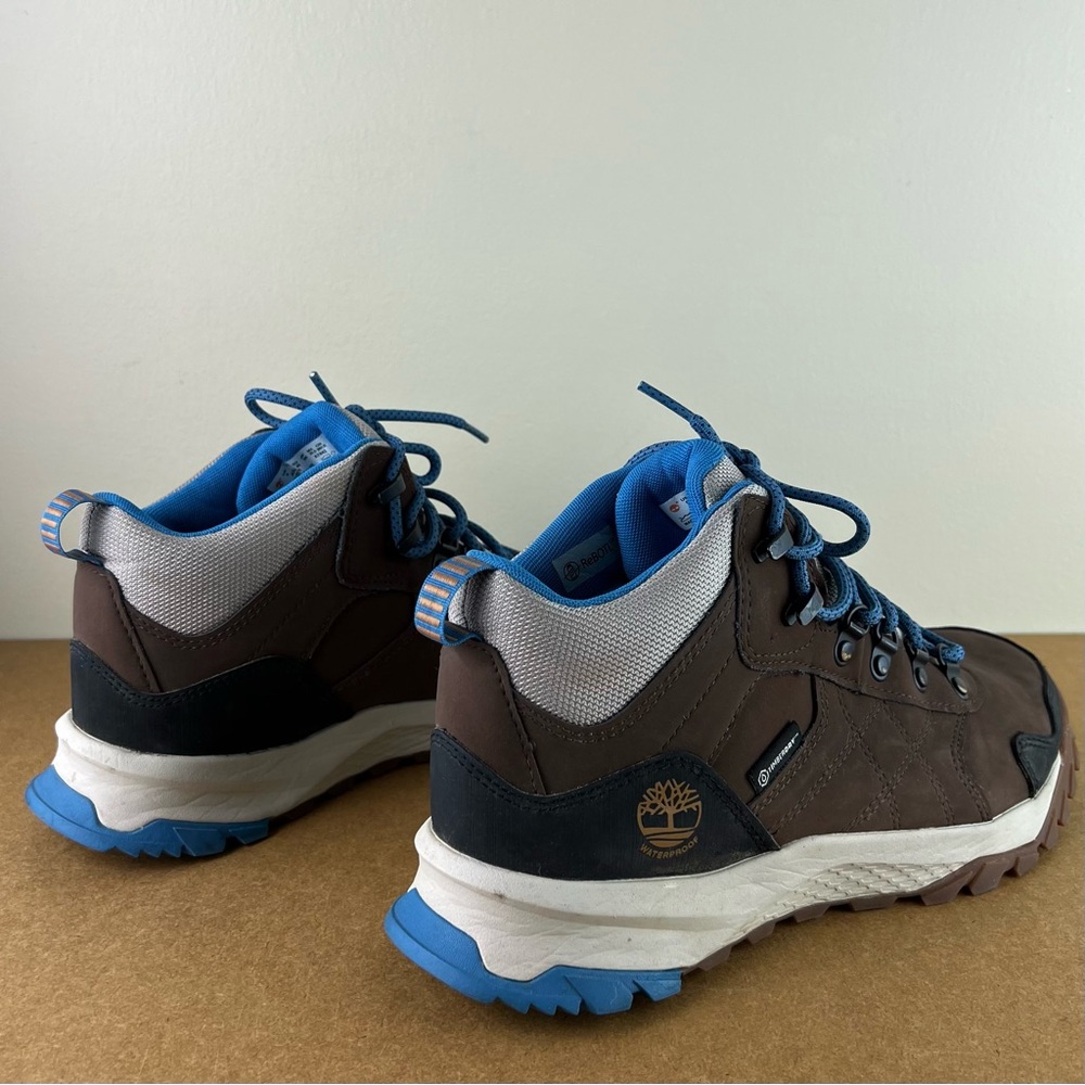 TIMBERLAND BROWN WATERPROOF MID HIKER BOOTS - Picture 5 of 13